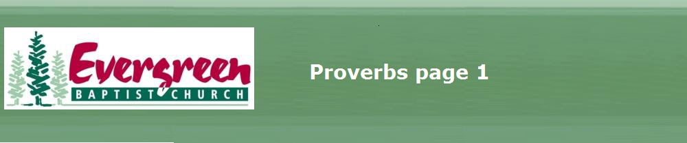 Proverbs page 1